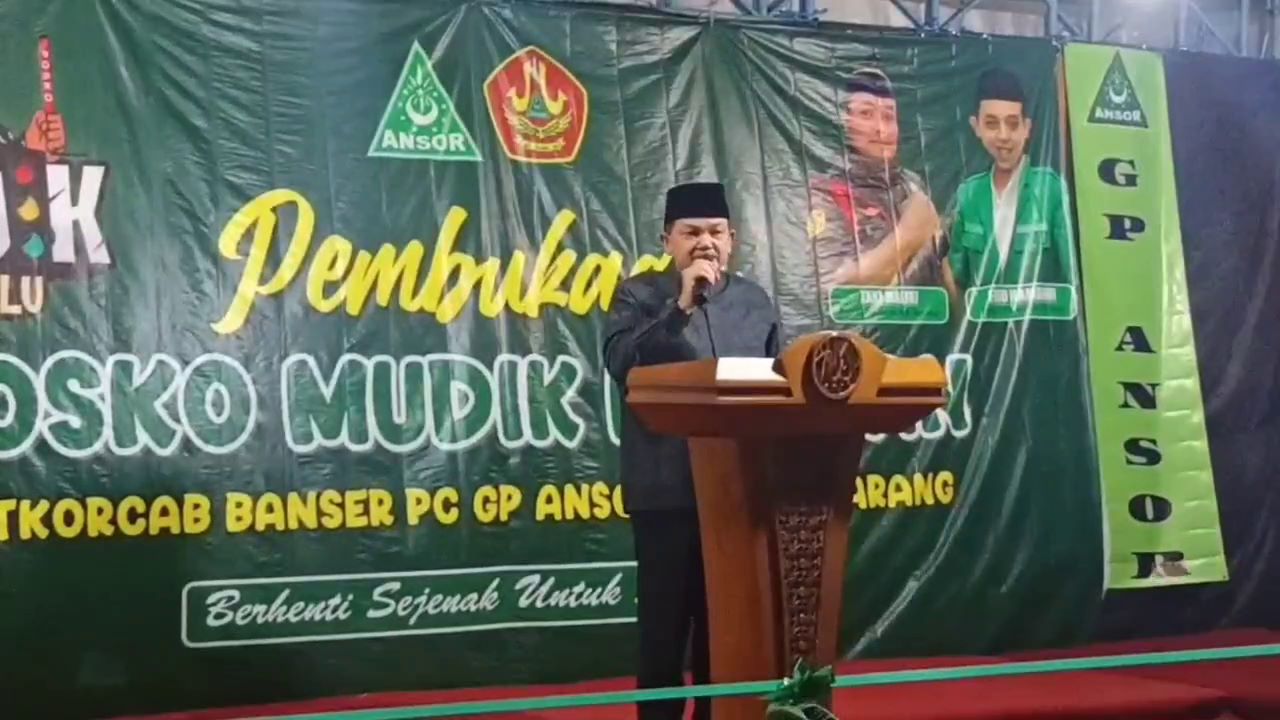 Posko Mudik Ansor