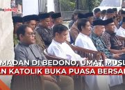 Video Ramadan di Bedono, Umat Muslim dan Katolik Buka Puasa Bareng