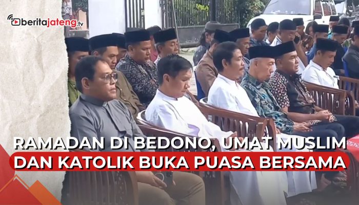 Video Ramadan di Bedono, Umat Muslim dan Katolik Buka Puasa Bareng