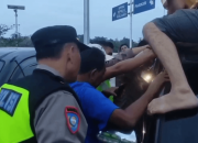Personel Pospam Rest Area KM 439 A Bawen Evakuasi Balita Terkunci di Dalam Mobil, Ini Kronologinya