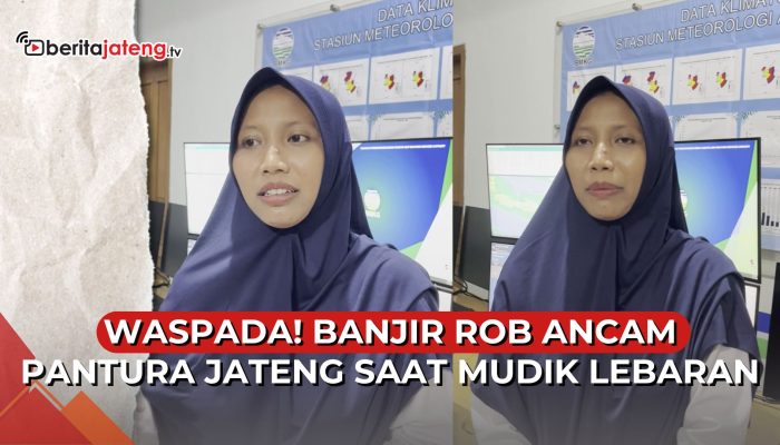 Video Waspada Banjir Rob Ancam Pantura Jateng saat Mudik Lebaran