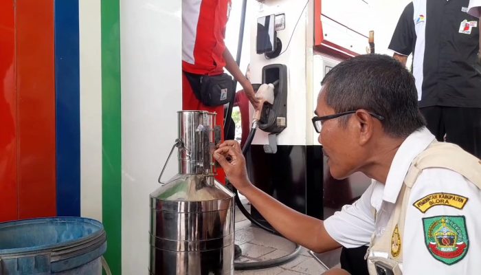Jelang Arus Mudik Lebaran, UPTD Metrologi Legal Blora Sidak SPBU