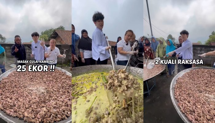 Usai Bikin Geger Warga Palembang, Willie Salim Gelar Masak Besar Gulai Kambing di Semarang