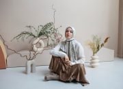 OOTD Bukber hijab simple