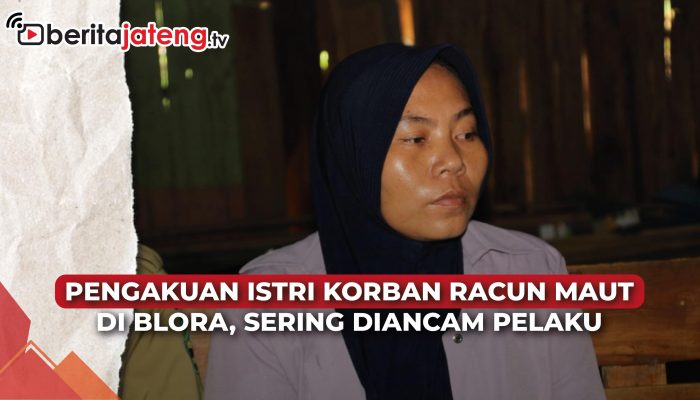 Video Pengakuan Istri Korban Pembunuhan Pakai Racun di Blora, Sering Diancam Pelaku