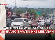 Video Contra Flow Urai Macet di Simpang Bawen di H+2 Lebaran