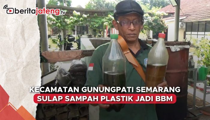 Video Warga Gunungpati Semarang Sulap Sampah Plastik jadi BBM