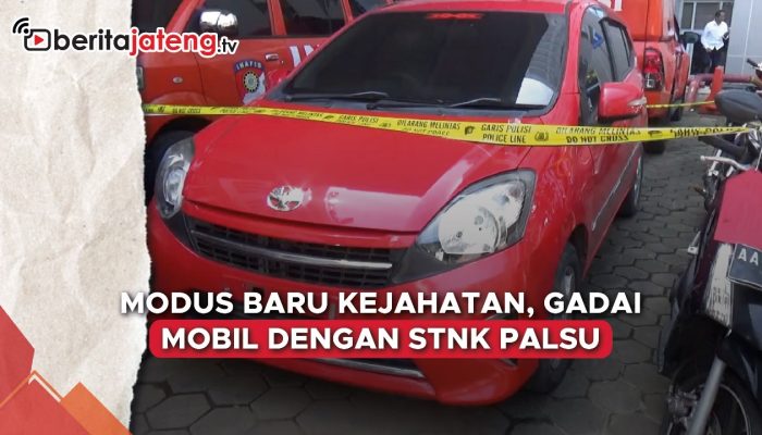 Video Modus Baru Kejahatan, Gadai Mobil dengan STNK Palsu