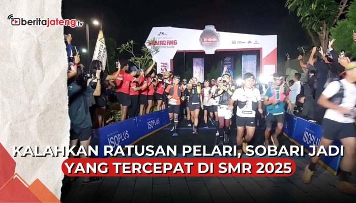 Video Kalahkan Ratusan Pelari, Sobari Tercepat di Semarang Mountain Race 2025