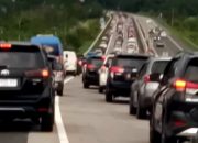 Lonjakan Kendaraan Arus Balik Terjadi di Tol Semarang-Solo, Tak Ada Kemacetan