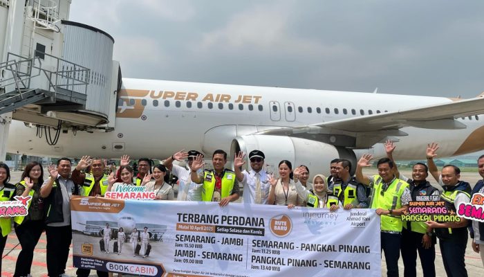 Bandara Ahmad Yani Semarang Buka Rute Baru Ke Jambi dan Pangkalpinang
