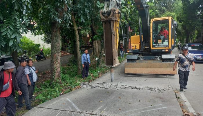 Pemkot Semarang Kebut Perbaikan Jalan Tanjakan Trangkil Gunungpati, Target Rampung Pekan Ini