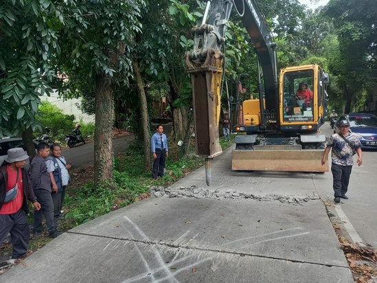 Pemkot Semarang Kebut Perbaikan Jalan Tanjakan Trangkil Gunungpati, Target Rampung Pekan Ini
