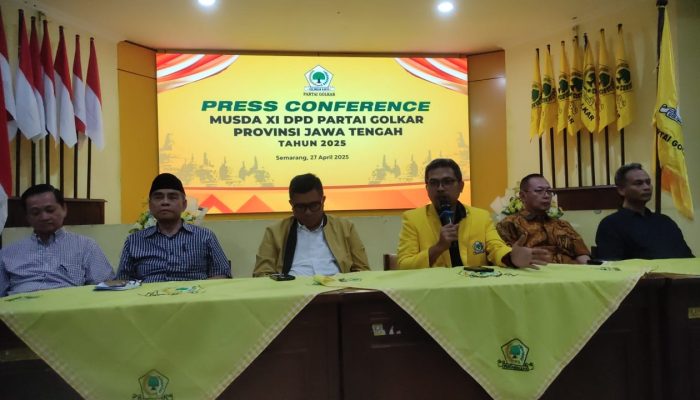 Musda XI Golkar Jateng Siap Digelar di Semarang, Pilih Ketua Baru dan Susun Program Kerja
