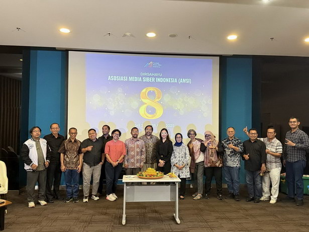 AMSI adakan acara diskusi bulanan di Gedung I-Hub SINDO, Jakarta, Kamis 24 April 2025. (AMSI)