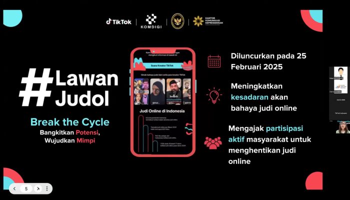 Tekan Judi Online, AMSI Gandeng TikTok Kampanyekan #LawanJudol Lewat Edukasi Digital