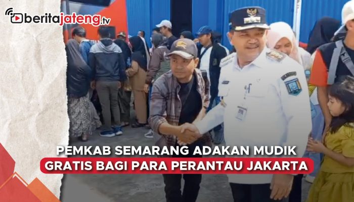 Video Pemkab Semarang Selenggarakan Mudik Gratis, Perantau: Hemat Sampai Rp3 Juta