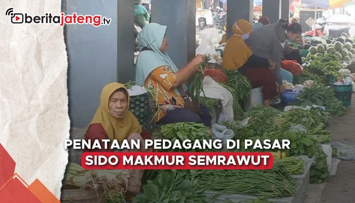 Video Penataan Pasar Sido Makmur Blora Semrawut, Pedagang Pilih Jualan di Parkiran
