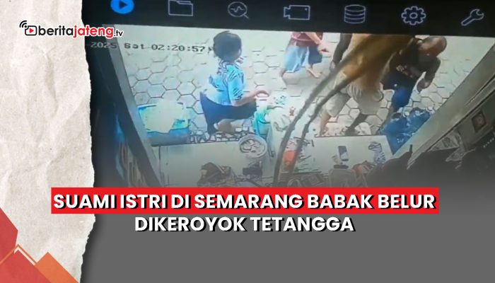 Video Suami Istri di Semarang Babak Belur Dikeroyok Tetangga