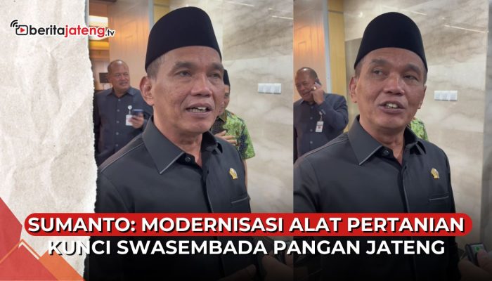 Video Ketua DPRD Jateng Sumanto: Modernisasi Alat Pertanian Kunci Swasembada Pangan