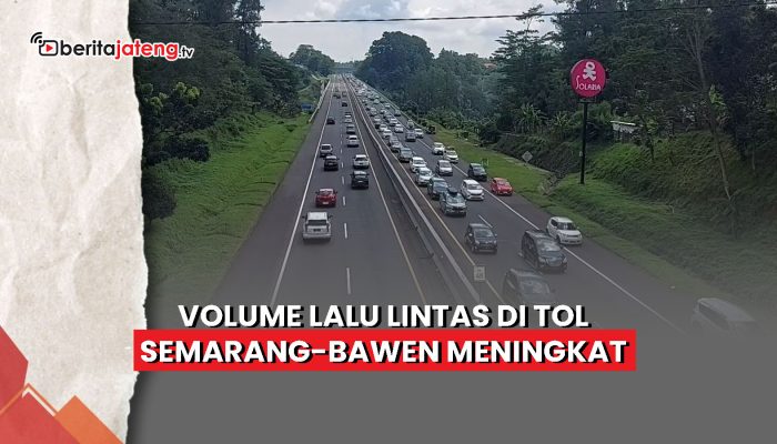 Video Tol Semarang-Bawen Dipadati Kendaraan Pemudik