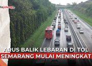 Video Arus Balik di Gerbang Tol Banyumanik Semarang Mulai Padat