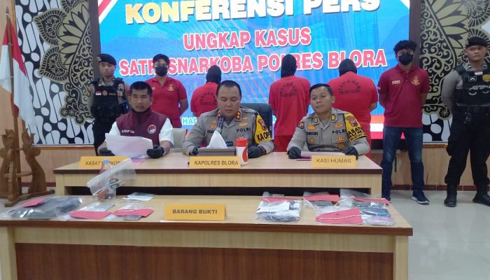 Gembong Narkoba di Blora Dibekuk, BB 100 Gram Lebih untuk Konsumsi Sendiri