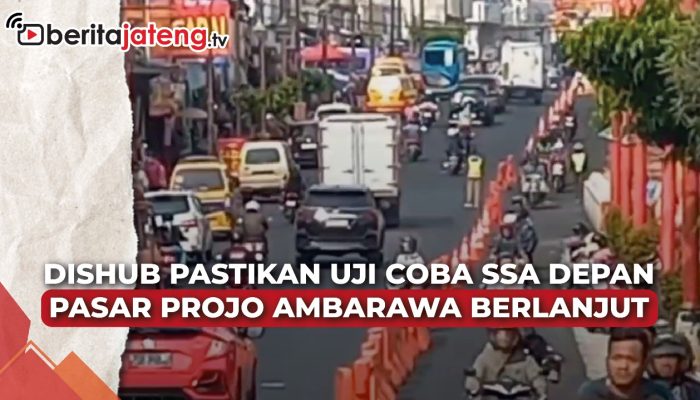 Video Sistem One Way Depan Pasar Projo Tetap Lanjut Meski Arus Balik Mudik Usai