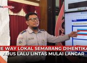 One Way Tol Semarang Dihentikan, Lalu Lintas Mulai Lancar