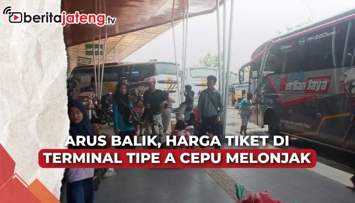 Video Harga Tiket Bus di Terminal Cepu Blora Naik Dua Kali Lipat