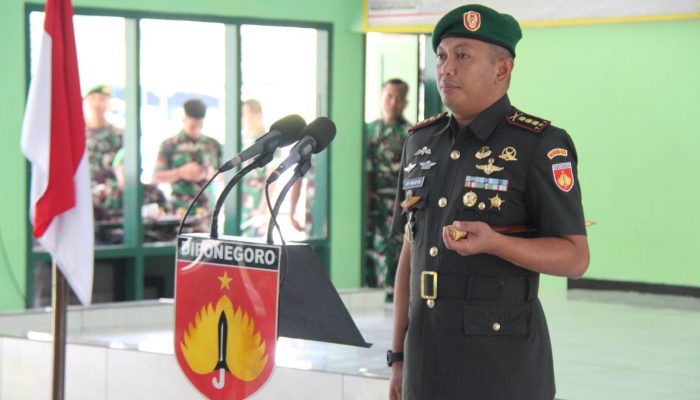 Sertijab Dandim 0721/Blora: Danrem Pimpin Upacara Langsung