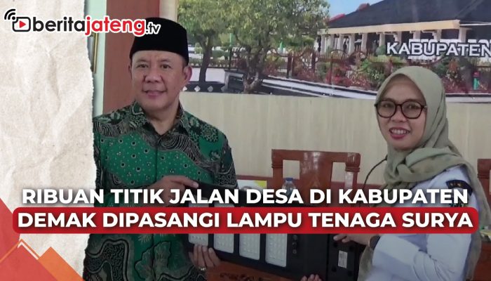 Video 2.500 Lampu Tenaga Surya Terangi Demak