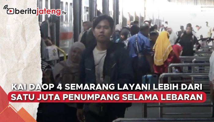 Video Lebaran 2025, KAI Daop 4 Semarang Layani Lebih dari Sejuta Penumpang!
