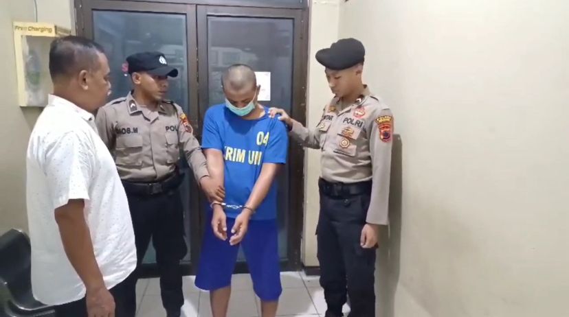 pria kendal mengaku polisi