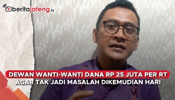Video Dewan Wanti-Wanti Dana Rp25 Juta per RT Tak jadi Masalah