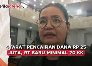 Video Walikota Semarang Beberkan Syarat Pencairan Dana Rp25 Juta, RT Baru Minimal 70 KK