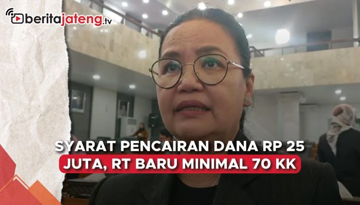 Video Walikota Semarang Beberkan Syarat Pencairan Dana Rp25 Juta, RT Baru Minimal 70 KK