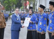 Di Bawah Guyuran Hujan, Walikota Semarang Lantik 2.324 PPPK dan 4 Pejabat Fungsional