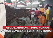 talud longsor Bongsari Semarang Barat