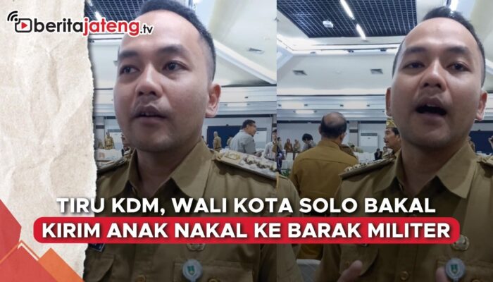 Video Tiru KDM, Walikota Solo Bakal Kirim Anak Nakal ke Barak Militer