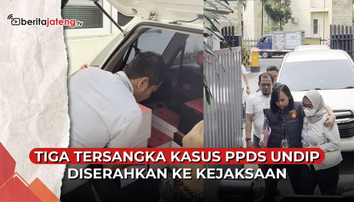 Video Tiga Tersangka Kasus PPDS Undip Diserahkan ke Kejaksaan