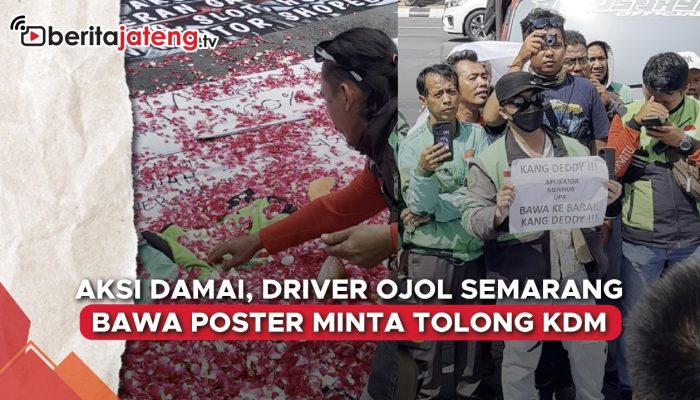 Video Ojol Semarang Kembali Demo, Minta Tolong ke KDM