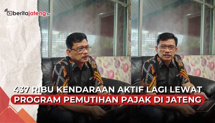 Video Program Pemutihan Pajak Jateng ‘Hidupkan’ 437 Ribu Kendaraan