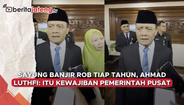 Video Sayung Banjir Rob Berkepanjangan, Luthfi Sebut Kewajiban Pemerintah Pusat