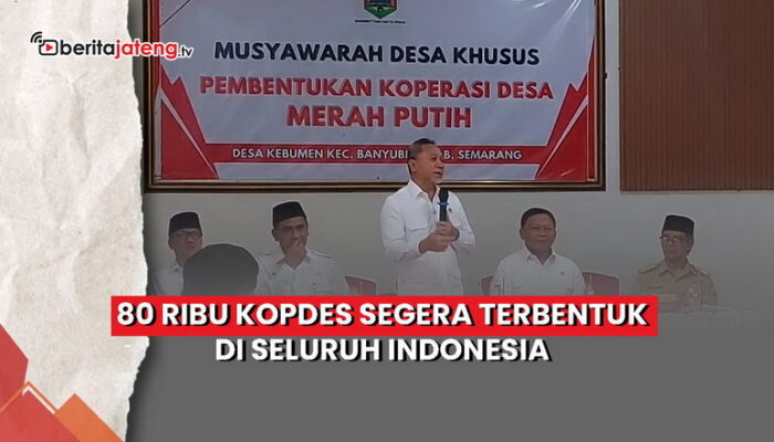 Video 80 Ribu Kopdes Segera Terbentuk di Seluruh Indonesia