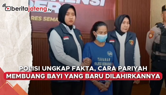 Video Polisi Ungkap Fakta Cara Pariyah Buang Bayi yang Baru Dilahirkan