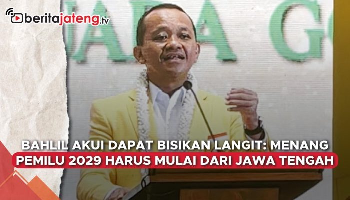 Video Bahlil akui Dapat Bisikan Langit Golkar Menang Pemilu 2029