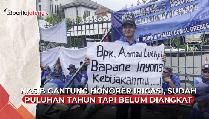Video Petugas Irigasi Demo di Gubernuran, Sudah Puluhan Tahun Belum Diangkat