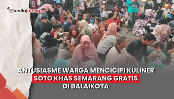 Video Pesta Ribuan Soto Gratis di Balaikota Semarang