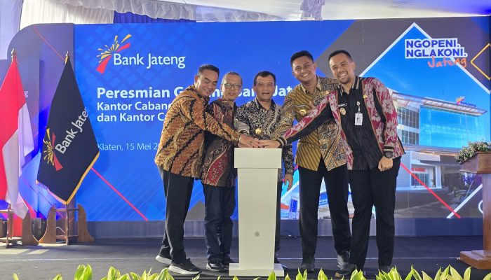 Gubernur Resmikan Gedung Bank Jateng Klaten dan KCP Jatinom: Dongkrak UMKM Lewat Penyaluran KUR